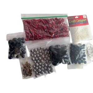 Beads & Findings Jewelry Making Set DIY Craft Supplies Glitter Delight!